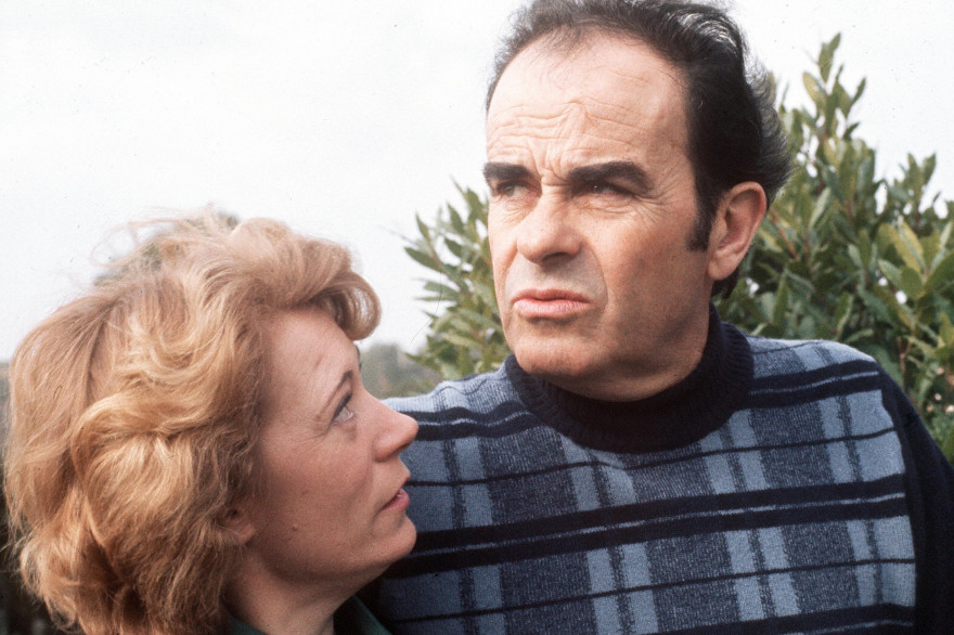 Liliane et Georges Marchais, en février 1975 à Mougins (archives).