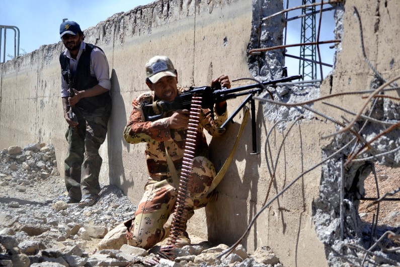 Des rebelles syriens à Deir Ezzor, en Syrie (illustration)