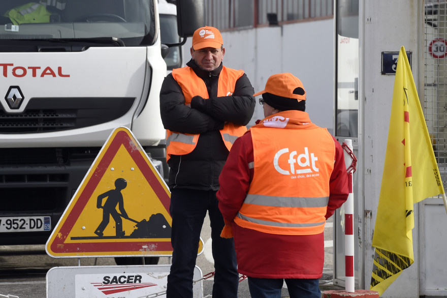 Des routiers affiliés à la CFDT (illustration)