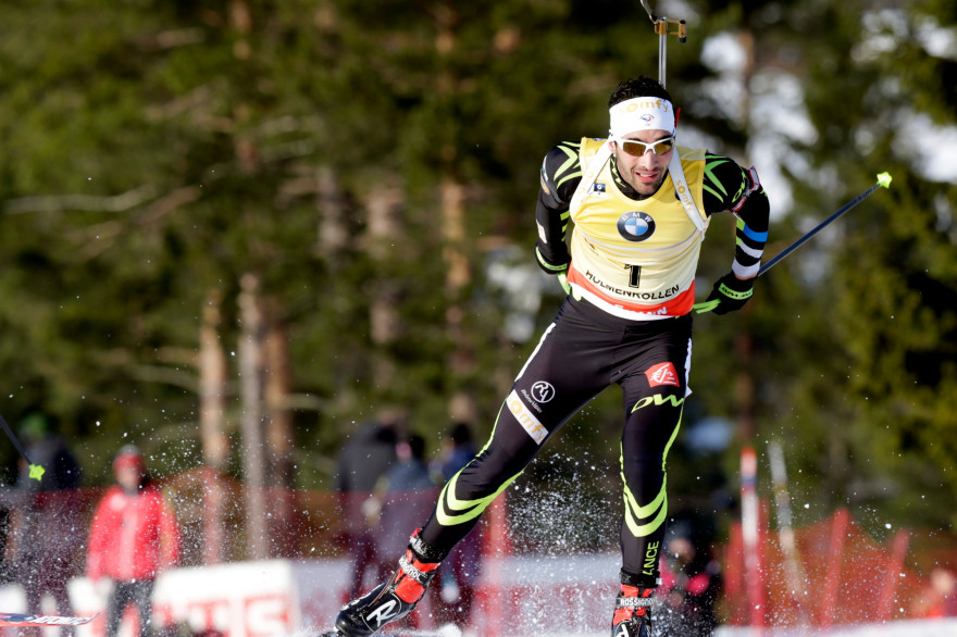 Martin Fourcade le 12 février 2015 à Oslo