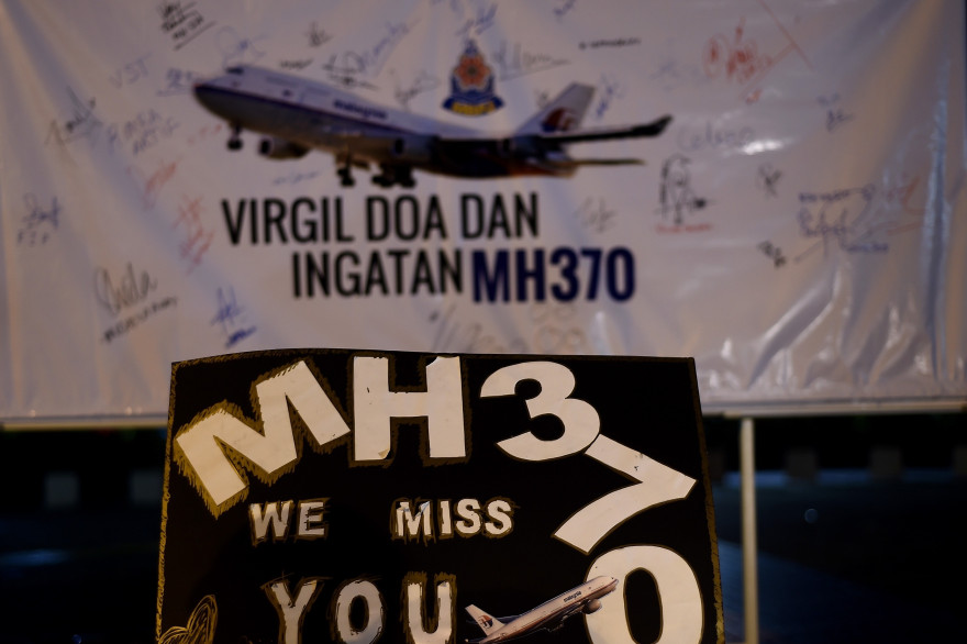 Un mémorial pour marquer les un an de la disparition du vol MH370 de la Malaysia Airlines