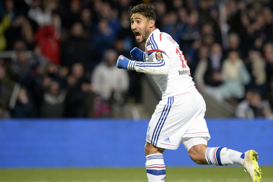 L'attaquant de Lyon Nabil Fekir le 22 février 2015 face à Nantes
