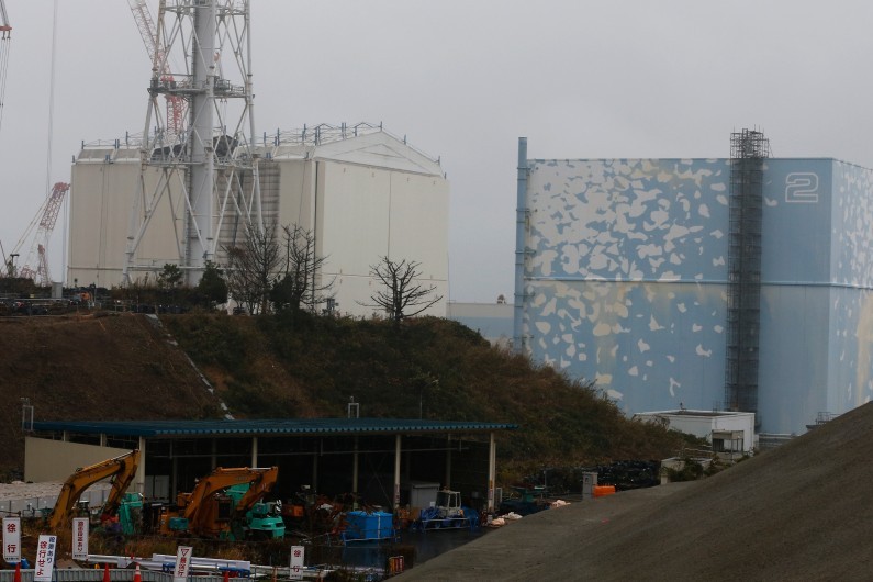 Une vue de la centrale de Fukushima prise le 12 novembre 2014