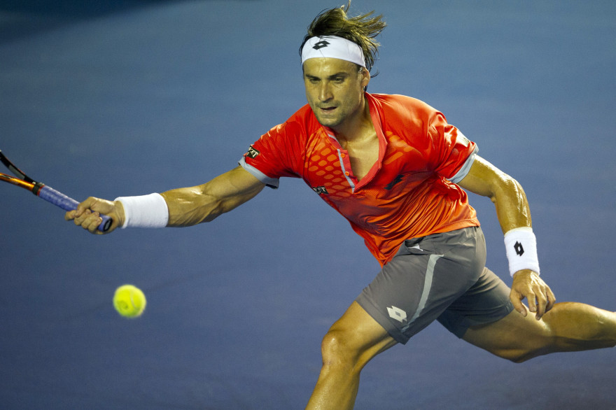 David Ferrer à Acapulco, le 28 février 2015. (Archives)