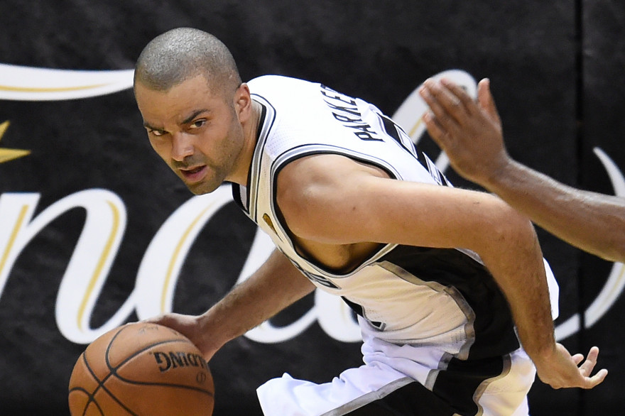 Tony PArker à San Antonio, le 5 juin 2014. (Archives)