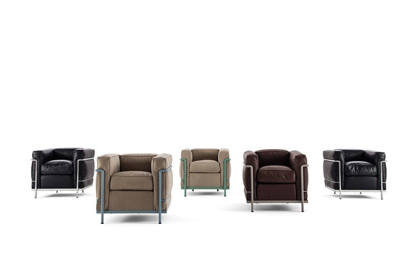 Fauteuil LC2, design Le Corbusier, Pierre Jeanneret, Charlotte Perriand, Cassina