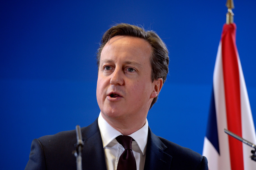 Le Premier ministre britannique David Cameron à Bruxelles le 20 mars 2015.