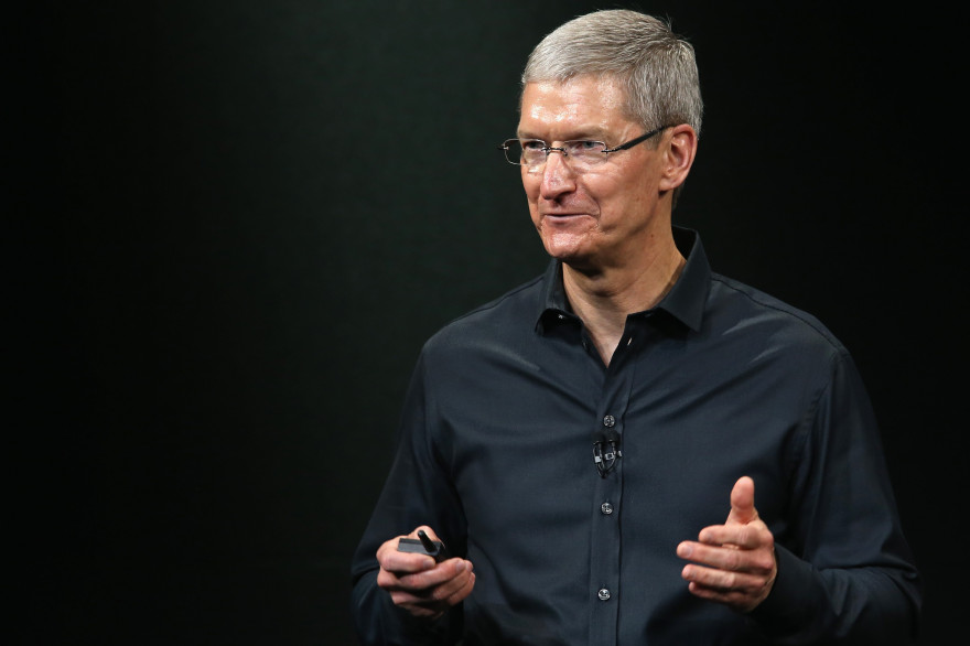 Tim Cook lors d'une présentation Apple, le 10 septembre 2013, à Cupertino en Californie (archives).