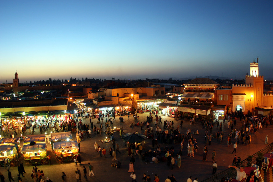 1. Marrakech (La place Jemaa El Fna)