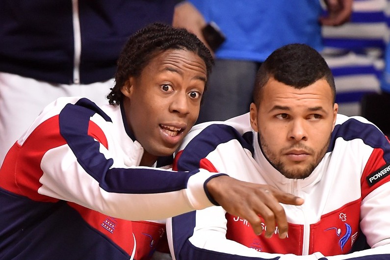 Gaël Monfils et Jo-Wilfried Tsonga, le 22 novembre 2014