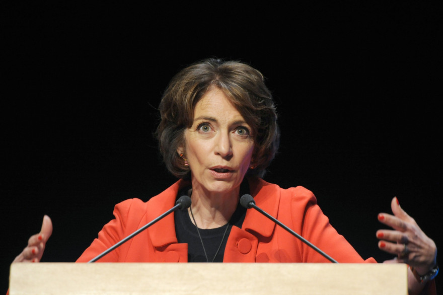 Marisol Touraine lors du congrès de la Fédération Francaise des Maisons et Pôles de Santé, le 20 mars 2015, à La Rochelle.