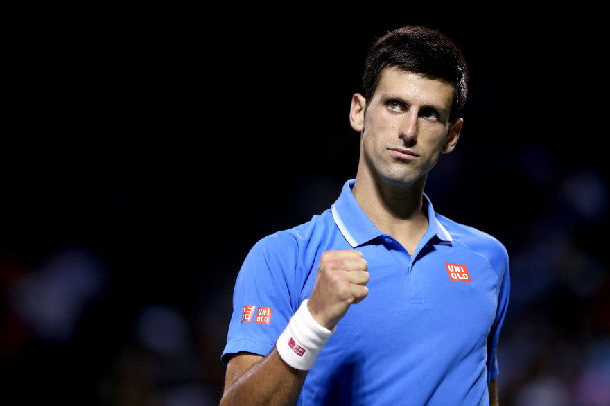 Novak Djokovic à Miami le 2 avril 2015