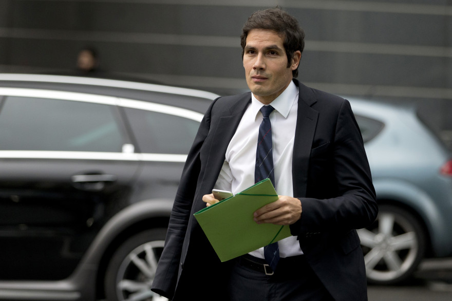 Le président de Radio France Mathieu Gallet le 2 avril à Paris