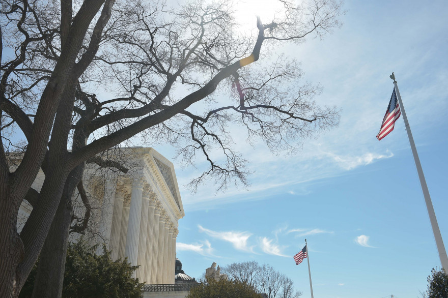 La Cour suprême des Etats-Unis à Washington