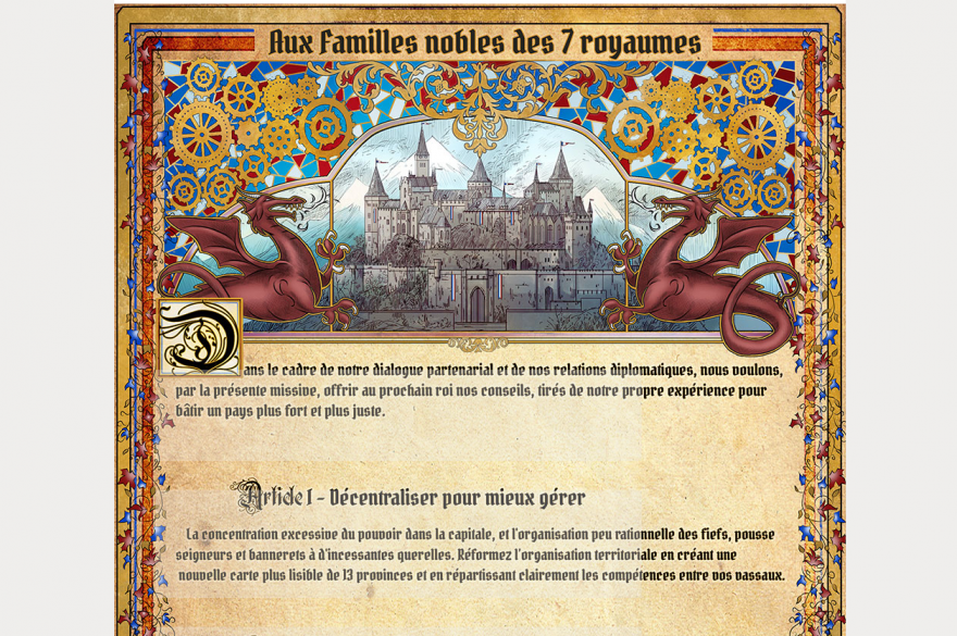 Le gouvernement parodie "Game of Thrones".