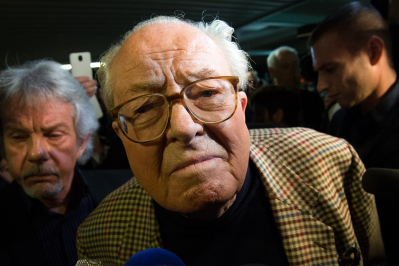 Jean-Marie Le Pen, le président d'honneur du Front national