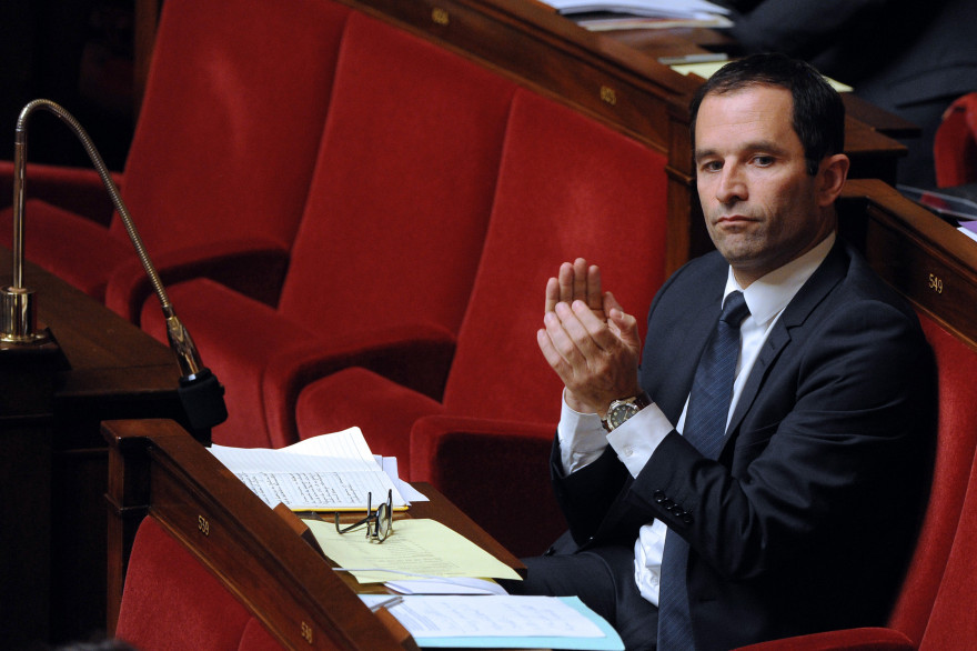Benoît Hamon le 2 décembre 2014 à l'Assemblée nationale