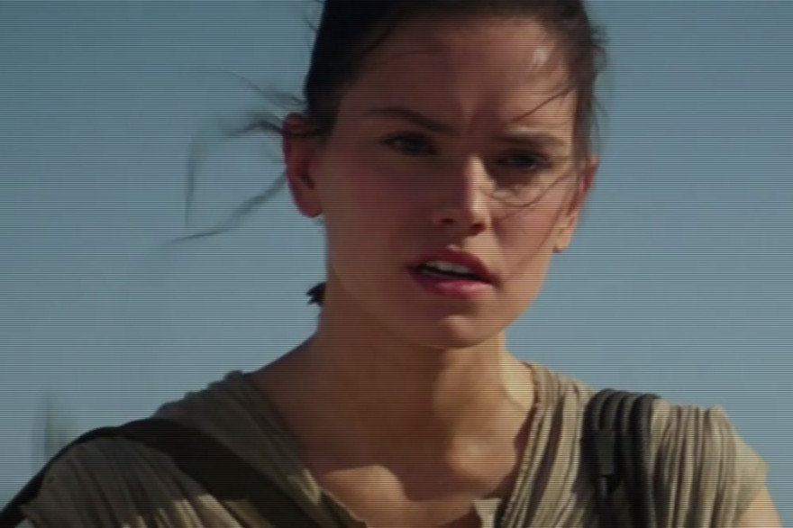 L'actrice Daisy Ridley interprète Rey dans "Star Wars 7"