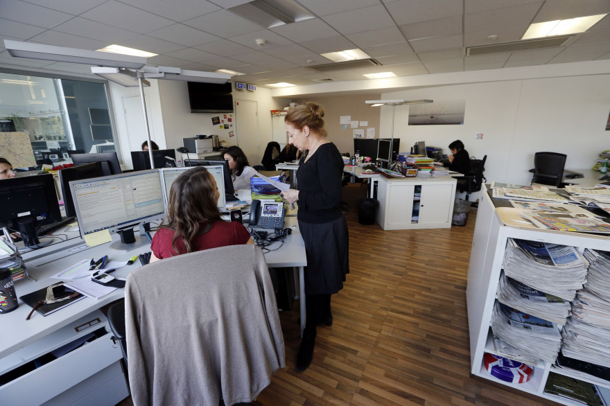 Des employés d'une entreprise (illustration)