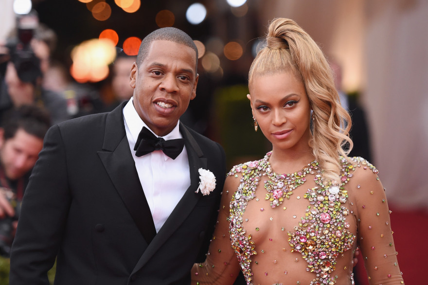 Jay-Z et Beyonce lors d'un au Metropolitan museum de New-York le 4 mai
