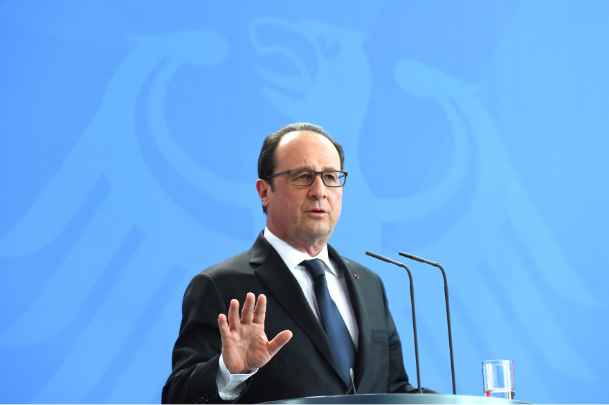François Hollande à Berlin, mardi 19 mai 2015