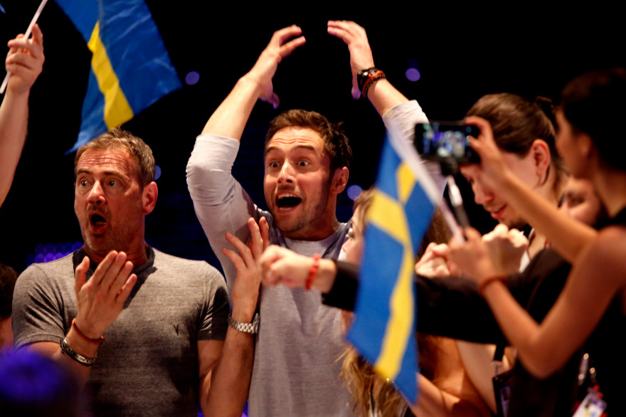Mans Zelmerlow, vainqueur de l'Eurovision 2015 samedi 23 mai 2015