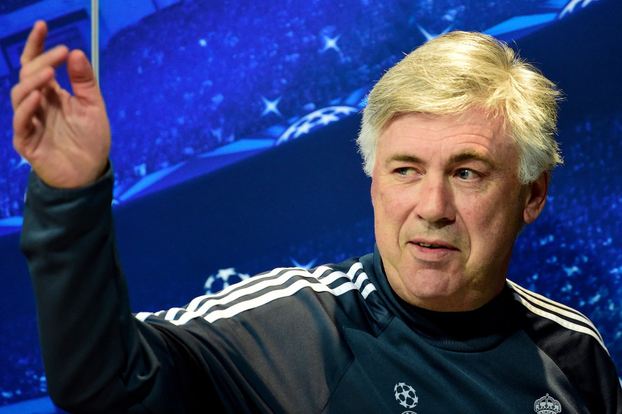 Carlo Ancelotti le 12 mai 2015