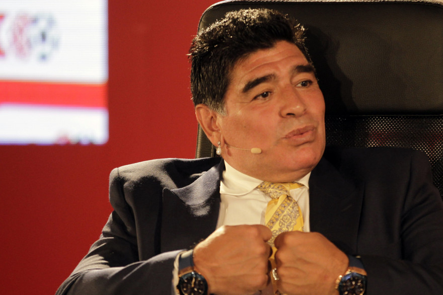 Maradona a toujours été critique envers Joseph Blatter
