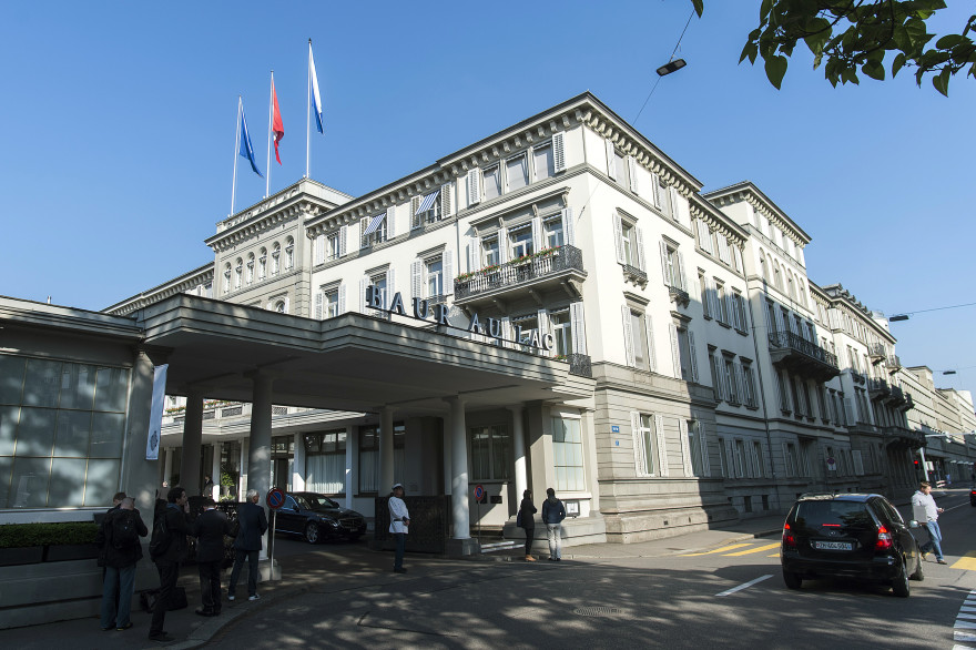Les arrestations ont eu lieu mercredi matin à l'hôtel de luxe du Baur au Lac, à Zurich