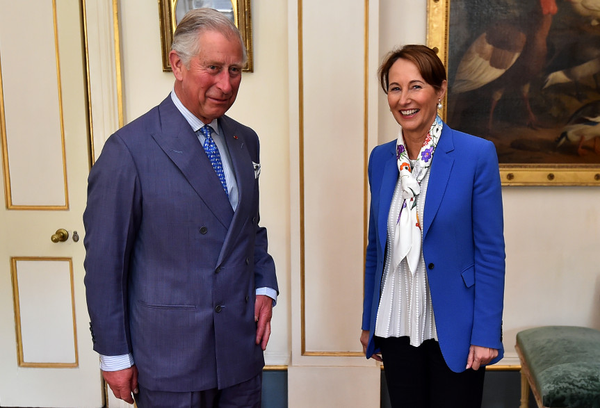 Ségolène Royal a été reçue à Clarence House, à Londres, par le prince Charles