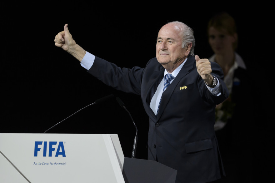 Sepp Blatter, le président de la FIFA, le 29 mai 2015