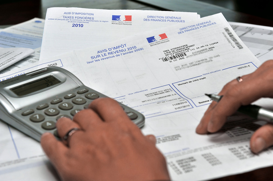 La collecte de l'impôt sur le revenu