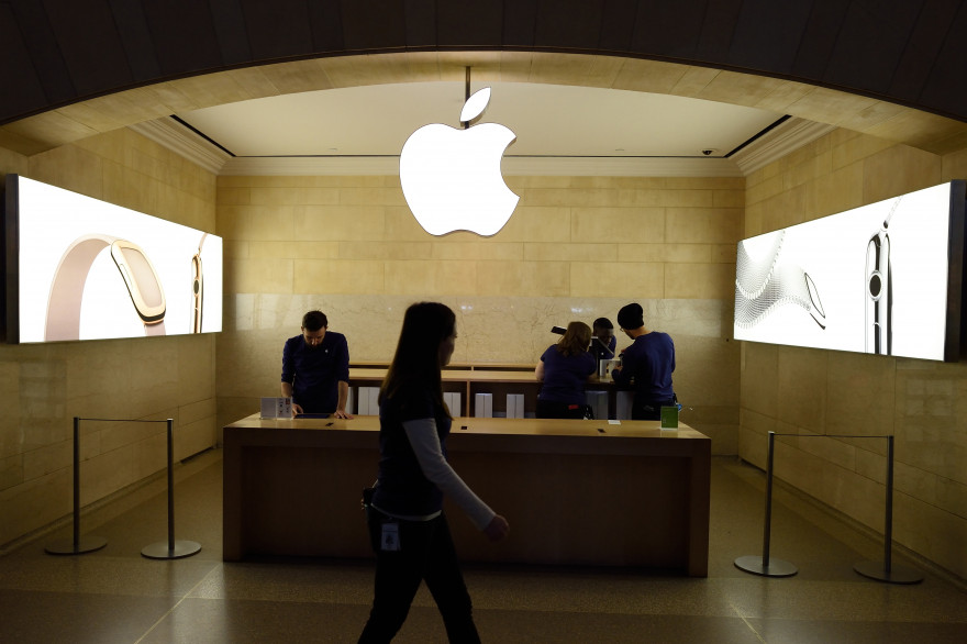 L'Apple Store de Grand Central Station à New York le 24 avril 2015.