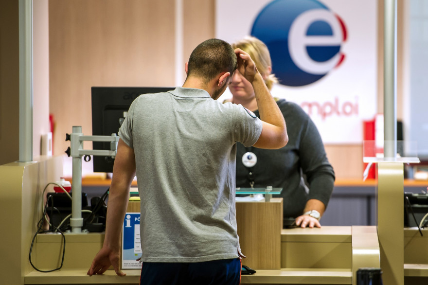 Une agence Pôle Emploi à Armentières (Nord) le 27 août 2014 (illustration).