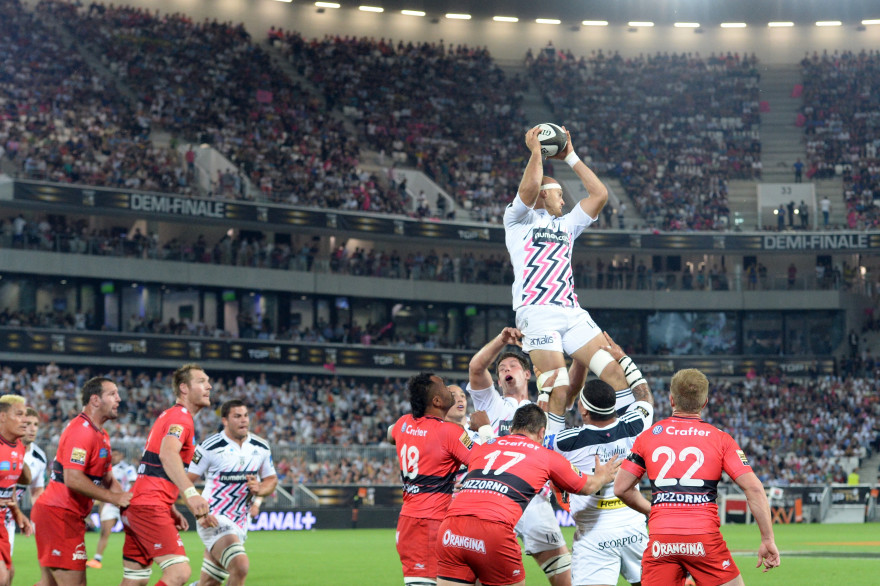 Le Stade français a dominé Toulon en conquête (5 juin 2015)