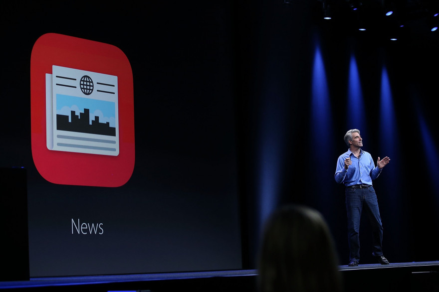 Apple a présenté News, nouvelle application lancée dans le sillage d'iOS 9