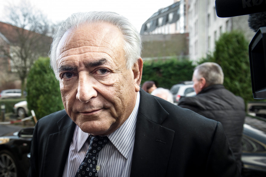 Dominique Strauss-Kahn au tribunal de Lille le 17 février 2015 (archive).