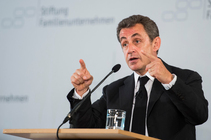 Nicolas Sarkozy le 12 juin 2015 à Berlin.