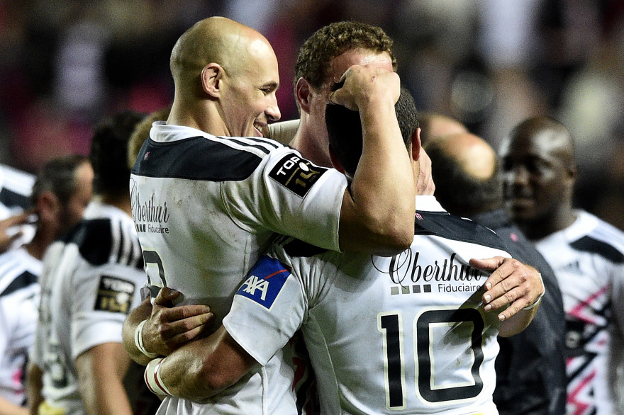 Sergio Parisse et Morné Steyn, leader du Stade Français cette saison
