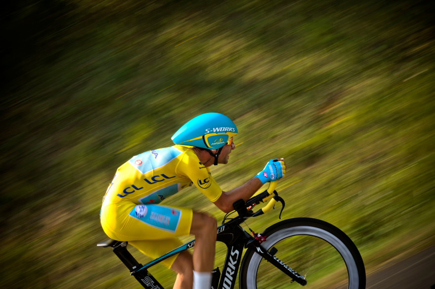 L'Italien Vincenzo Nibali sur le Tour de France 2014