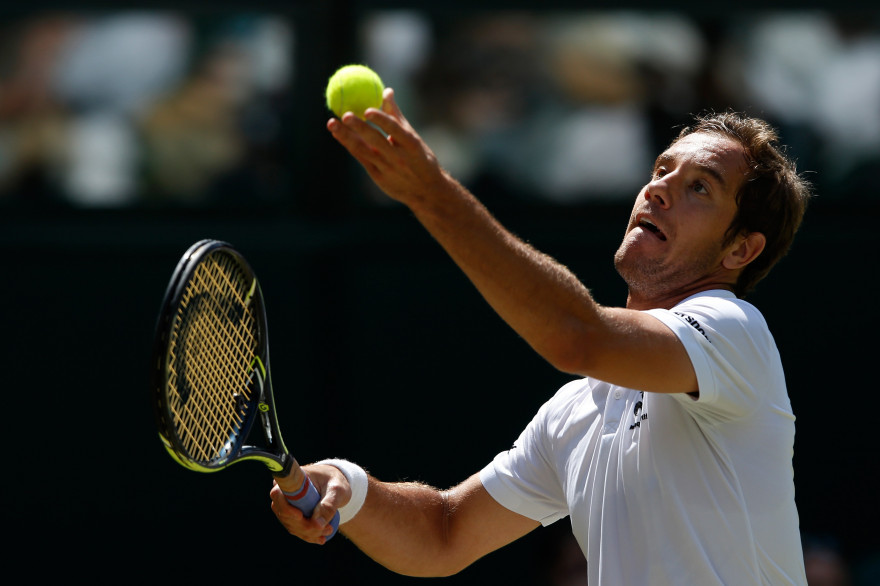 Richard Gasquet à Wimbledon en 2015