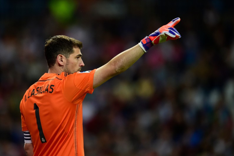 Iker Casillas pendant le match du Real Madrid contre Getafe, le 23 mai 2015