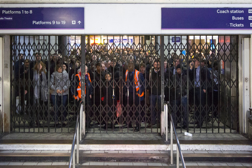 La grève de métro à Londres a totalement bloqué les usagers