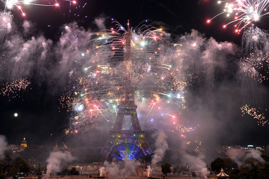 feu d'artifices du 14 juillet 2014