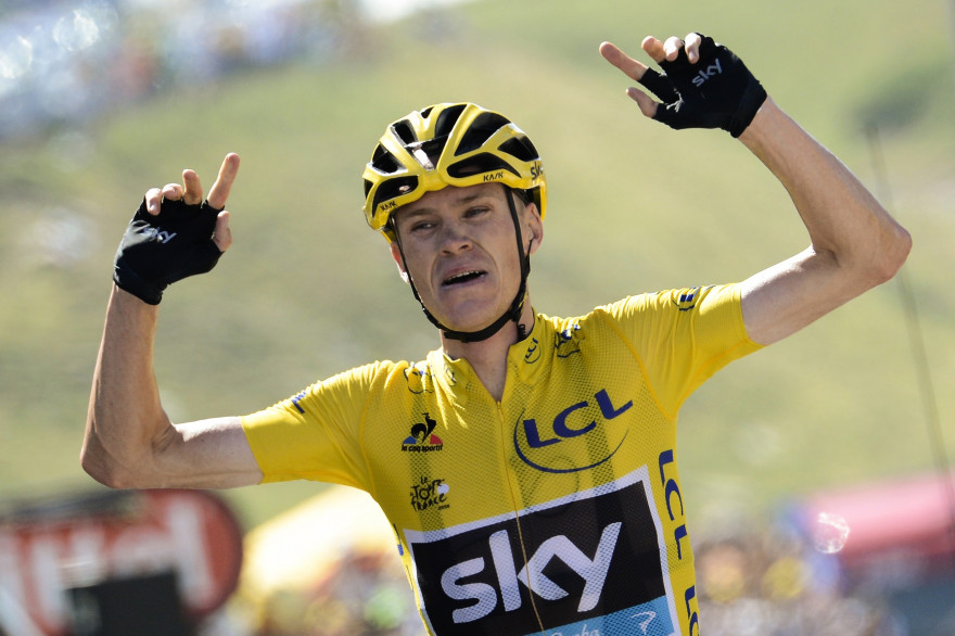 Chris Froome mardi 14 juillet 2015