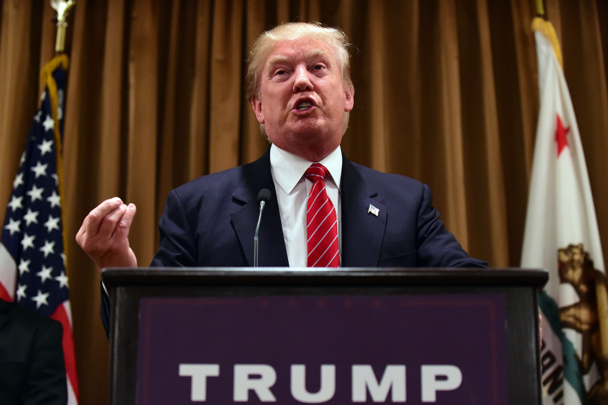 Donald Trump, candidat à l'investiture républicaine