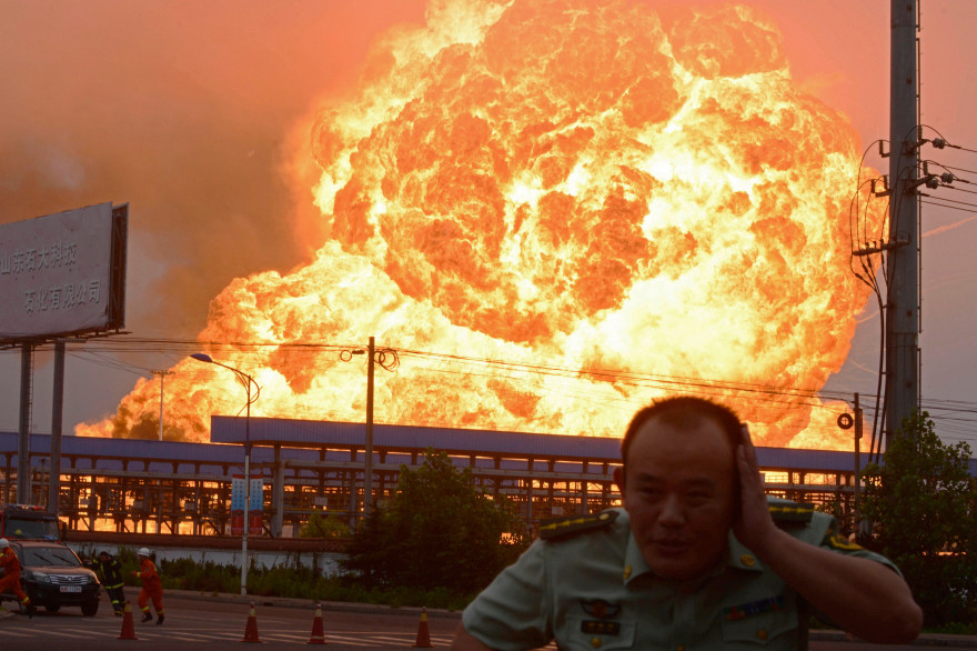 Une usine pétrochimique a explosé à Rizhao, en Chine, jeudi 16 juillet