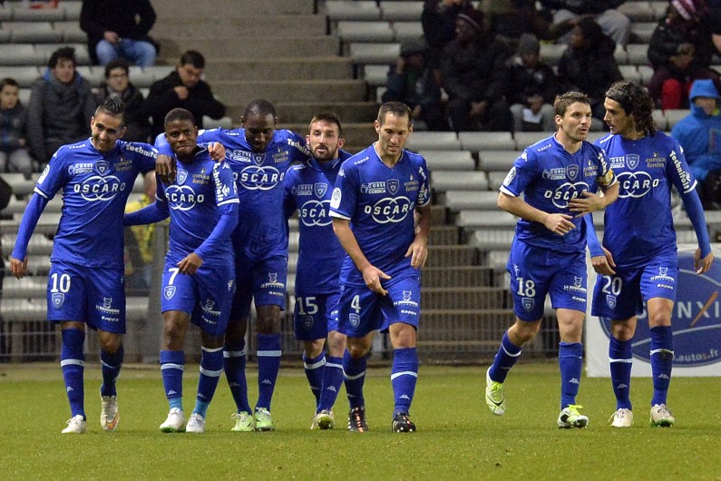Les joueurs du SC Bastia, le 14 février 2015.
