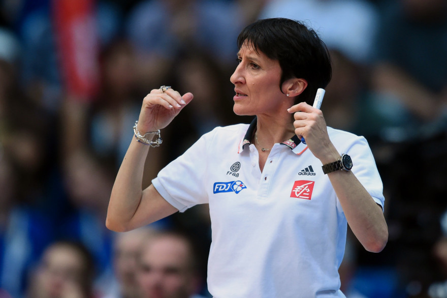 Valérie Garnier, entraîneure de Bourges et de l'équipe de France de basket