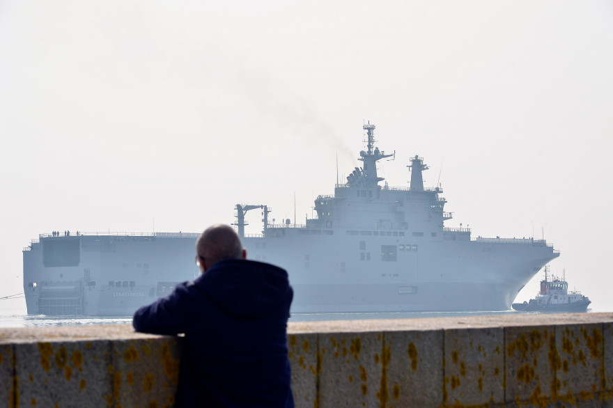 Le Mistral "Sébastopol" qui devait être livré à la Russie à l'automne 2015